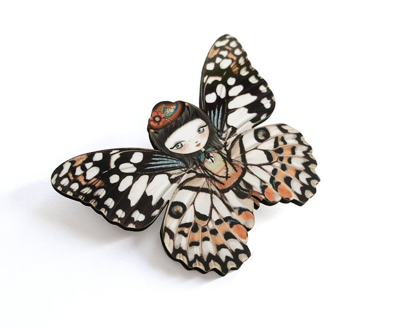 LaliBlue : Nature : Butterfly Brooch [PRE-ORDER]