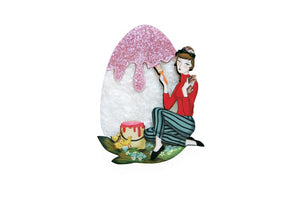 LaliBlue : Easter : Girl painting Easter Egg [LUCKY LAST]