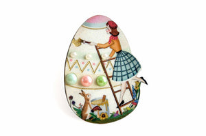 LaliBlue : Easter : Girl on stairs with Easter Egg [PRE-ORDER]