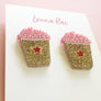 Louna Rae : Pink Popcorn Studs