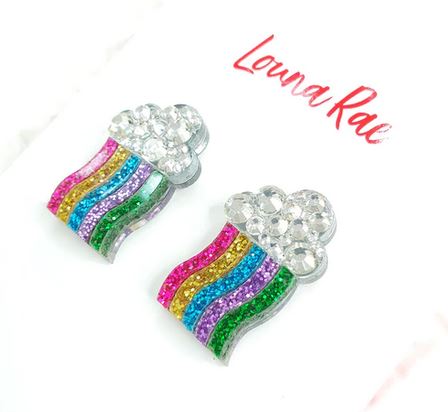 Louna Rae : Mini Rainbow Stud Earrings