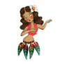 LaliBlue :  Tiki : Hula Girl Brooch