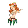 LaliBlue :  Tiki : Hula Girl Brooch
