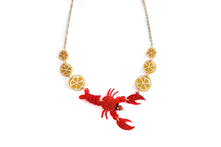 LaliBlue :  Tiki : Lobster Necklace [PRE-ORDER]