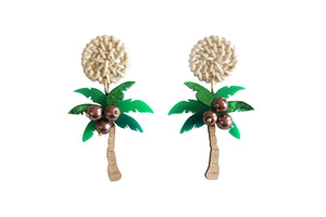 LaliBlue :  Tiki : Palm Earrings