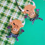 Cherryloco : Scottish Wildlife : Bonnie the highland cow brooch or necklace