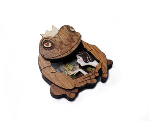 LaliBlue :  Fairytales : Princess and the Frog Brooch