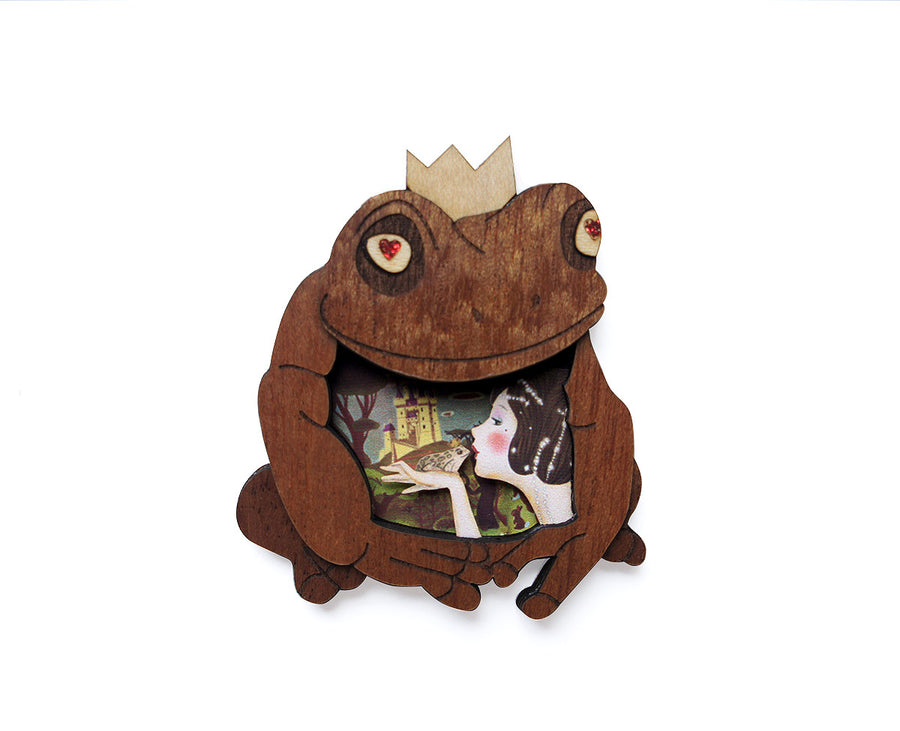 LaliBlue :  Fairytales : Princess and the Frog Brooch