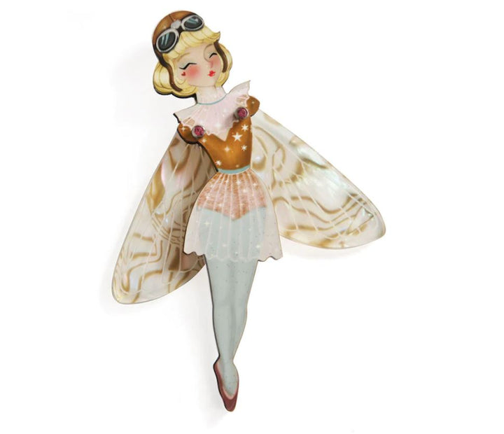 LaliBlue : Circus Freaks : Butterfly woman brooch [PRE-ORDER]