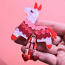 Cherryloco : Valentines : Pinata of love brooch