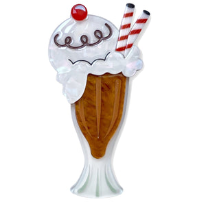 Lipstick & Chrome : Float On Root Beer Float Pin