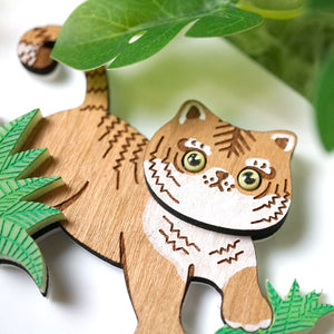 Lost Kiwi Designs : Tiger Brooch Set