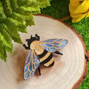 Cherryloco : Small bee brooch [PRE-ORDER]